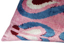 Canvello Pink Handmade 16x24 Silk Velvet Pillow, Organic Veg Dyed, Down/Feather Filled