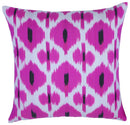 Canvello Pure Silk Dark Pink Throw Pillows - 16x16 inch