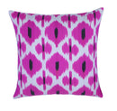 Canvello Pure Silk Dark Pink Throw Pillows - 16x16 inch