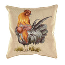 Canvello Rooster Tapestry Pillow 16' X 16'