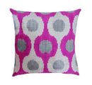Canvello Silk Velvet Dark Pink Throw Pillows - 16"x16"