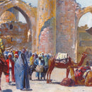 Canvello Silkroad Architecture View Mosque Isfahan Pillow - 16' X 16'