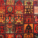 Canvello Silkroad Rug Bakhtiari design Pillow - 18' X 26'