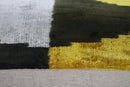 Canvello Silver Black Gold Handmade 16x24 Silk Velvet Pillow, Organic Veg Dyed, Down/Feather Filled