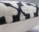 Canvello Throw Back Blavk & White Cushion For Sofa | 16 x 16 in (40 x 40 cm)