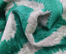 Canvello Throw Luxury Velvet Green Pillow | 16 x 16 in (40 x 40 cm)