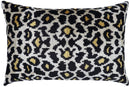 Canvello Tiger Print Black Velvet Throw Pillows - 16x24