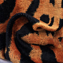 Canvello Tiger Print Burnt Orange Throw Pillow | 16x24 | 16x16 |Set of 2|
