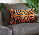 Canvello Tiger-Print Decorative Throw Pillows Sets | 16x24 in | Set of 3