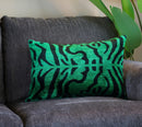 Canvello Tiger-Print Decorative Throw Pillows Sets | 16x24 in | Set of 3