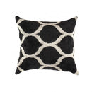 Canvello Turkish Black & White Velvet pillow - 24'' X 24"