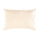 Canvello Turkish Green & black velvet Silk Ikat pillow - 16'' X 24''