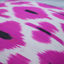 Canvello Turkish Ikat Pink Silk Pillow - 16"X16"