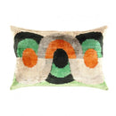 Canvello Turkish Multi colors Velvet Ikat pillow - 16'' X 24''