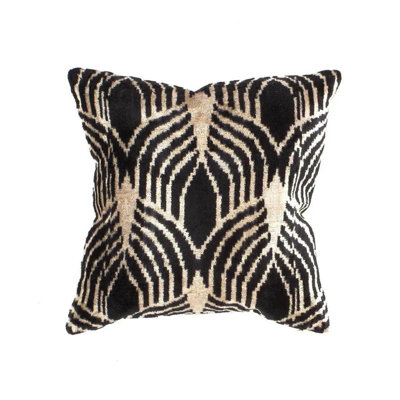 Canvello Turkish Silk Black Throw Pillows - TI 3