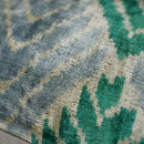 Canvello Unique Green Pillows + Down Insert 16"x16"