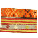Canvello Vintage Turkish Hand Knotted Kilim Pillow - 16" x 24"