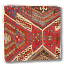 Canvello Vintage Turkish Hand Knotted Throw Pillow - 16"x16"