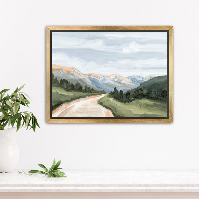 "Canyon Ridge Road I" Art Print