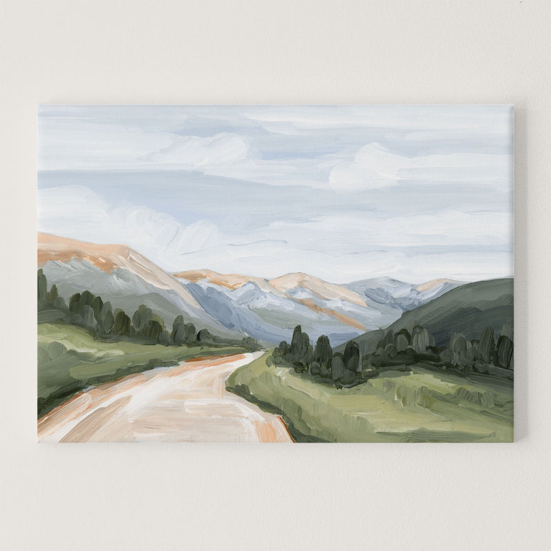 "Canyon Ridge Road I" Art Print