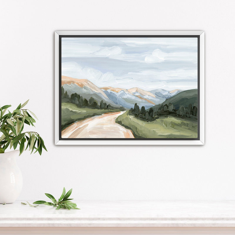 "Canyon Ridge Road I" Art Print