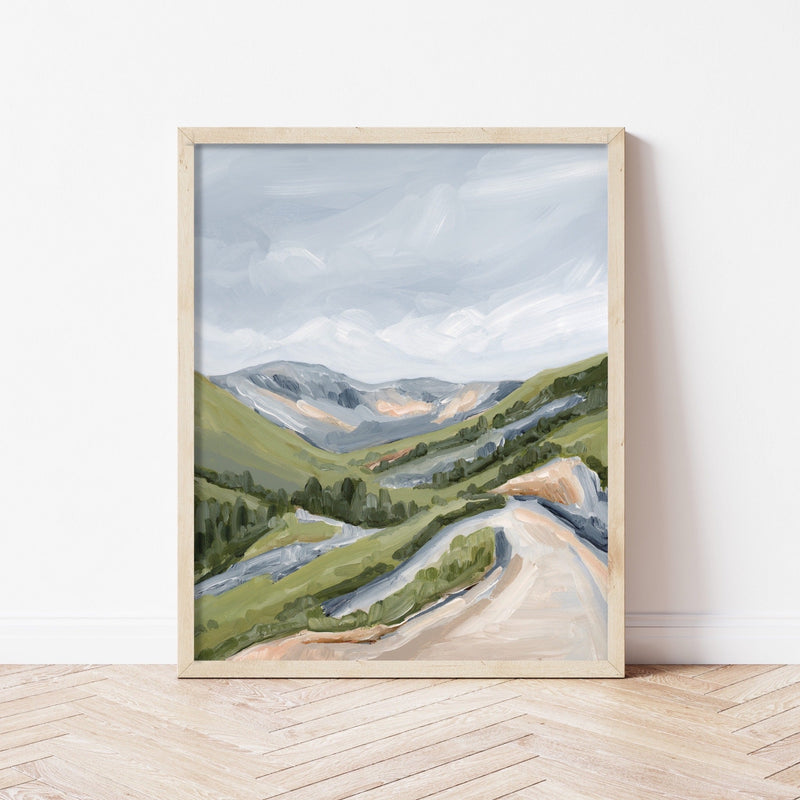 "Canyon Ridge Trail" Art Print