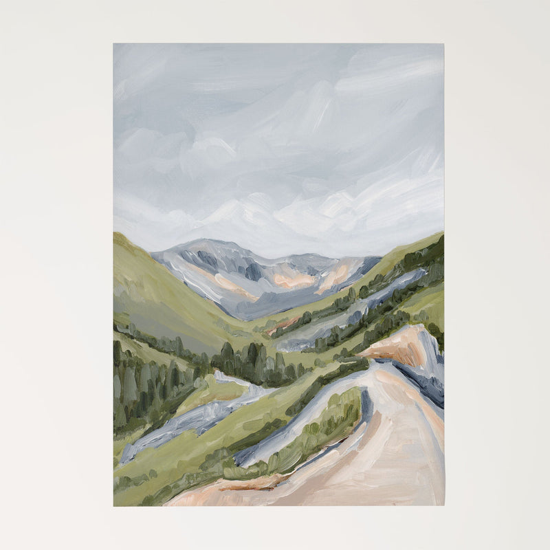 "Canyon Ridge Trail" Art Print