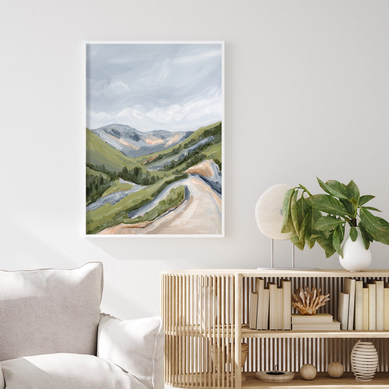 "Canyon Ridge Trail" Art Print