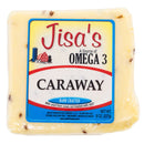 Caraway Cheese Block | Pack of 6 | 8 oz | Jisa's Farmstead Cheese
