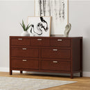 Carmel 7-Drawer Dresser, Neutral Cappuccino