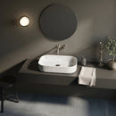 Carrara White Marble Rectangular Vessel Sink - 16"x32"x5" - Honed