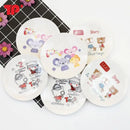 Cartoon animal white snack plate set dining room bone snack plate