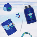 DecorBites™ Cartoon Animals Insulated Stainless Steel Mug with Silicone Sleeve
