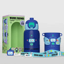 DecorBites™ Cartoon Animals Insulated Stainless Steel Mug with Silicone Sleeve
