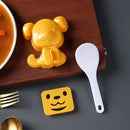 DecorBites™ Cartoon Animals Sushi & Sandwich Mold Set for Kids' Breakfast & Bento