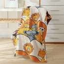 Cartoon cat and rabbit cotton gauze bath towel for bedroom and nursery
