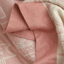 Cartoon cat bamboo cotton throw blanket cream bedroom decor