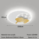 DecorBites™ Cartoon Elephant Rabbit Ceiling Light for Kid's Room