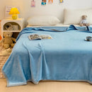 DecorBites™ Cartoon Milk Velvet Blanket: Soft Coral Fleece Summer Sofa Cover & Queen Blanket