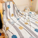 DecorBites™ Cartoon Milk Velvet Blanket: Soft Coral Fleece Summer Sofa Cover & Queen Blanket