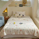 Cartoon patchwork white cookie summer cooling blanket bedroom comforter