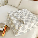 Cartoon patchwork white cookie summer cooling blanket bedroom comforter
