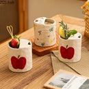 DecorBites™ Cartoon Pattern Porcelain Cup - Creative Coffee Mug for Dining Table