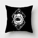Cartoon planet astronaut pillow case bedroom square cushion cover
