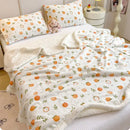 Cartoon printed lamb wool cream dog blanket bedroom throw sofa cover