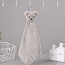 Cartoon rabbit coral fleece hand towel bathroom quick dry terry cloth