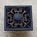 Carved black bronze anti-odor brass floor drain bathroom hardware