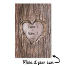 Carved Love Canvas