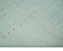 Carved Texture Modern Geometrical Bricks Design Ivory and Light Blue Hand Knotted 5x8 wool Area Rug