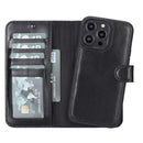 Casper iPhone 12 Series Detachable Leather Wallet Case